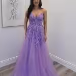 ailbhe lilac sparkle ballgown