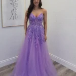 ailbhe lilac sparkle ballgown