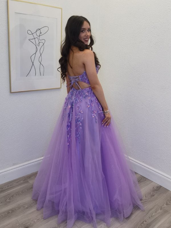 ailbhe lilac sparkle ballgown