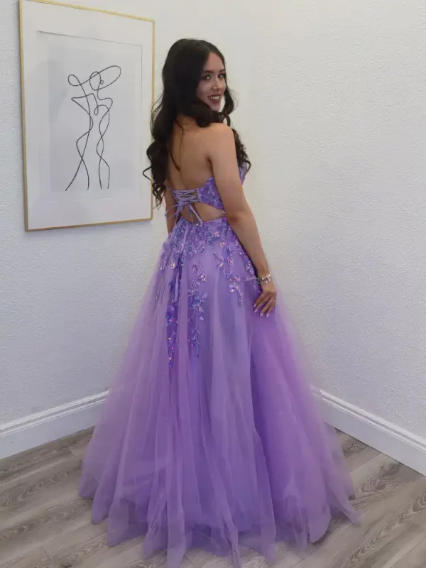 ailbhe lilac sparkle ballgown