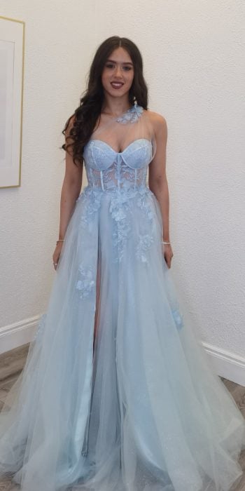 kiaza one shoulder ballgown