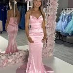 skylite pink fitted dress