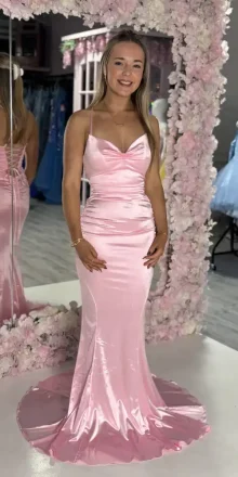 skylite pink fitted dress