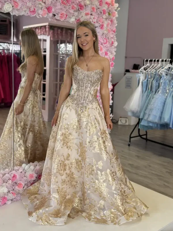 kyra white and gold gown kyra white and gold gown