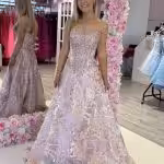kyra pink gown