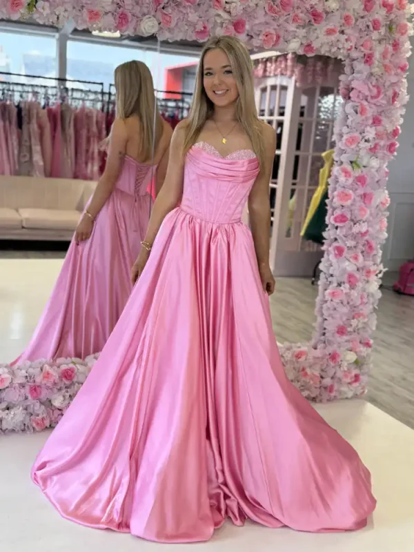 pink sweetheart ballgown pink sweetheart ballgown